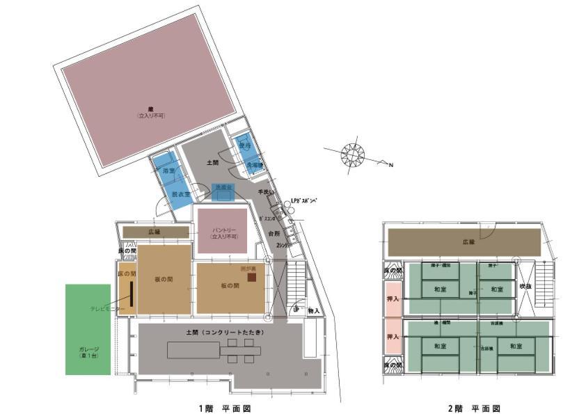 囲炉裏町家guesthouse Fujita 一棟貸切 Villa 無料駐車場 Hakusan Buitenkant foto